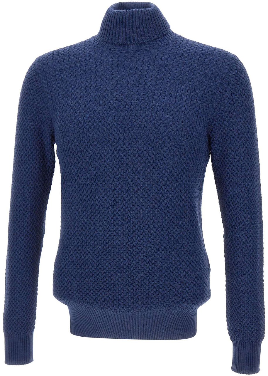 Gran Sasso Sweaters Blue Blauw