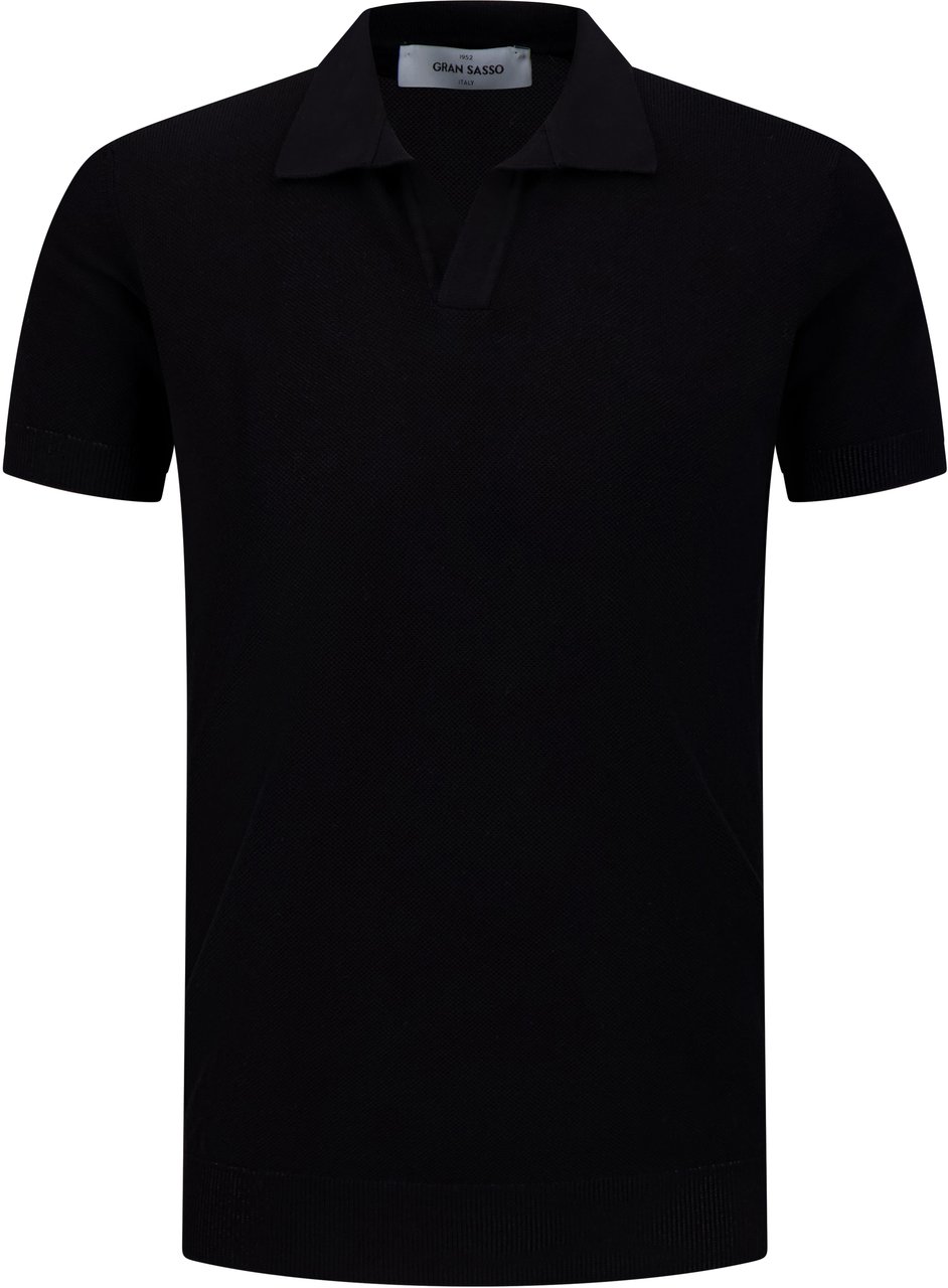 Gran Sasso Polo Zwart Zwart