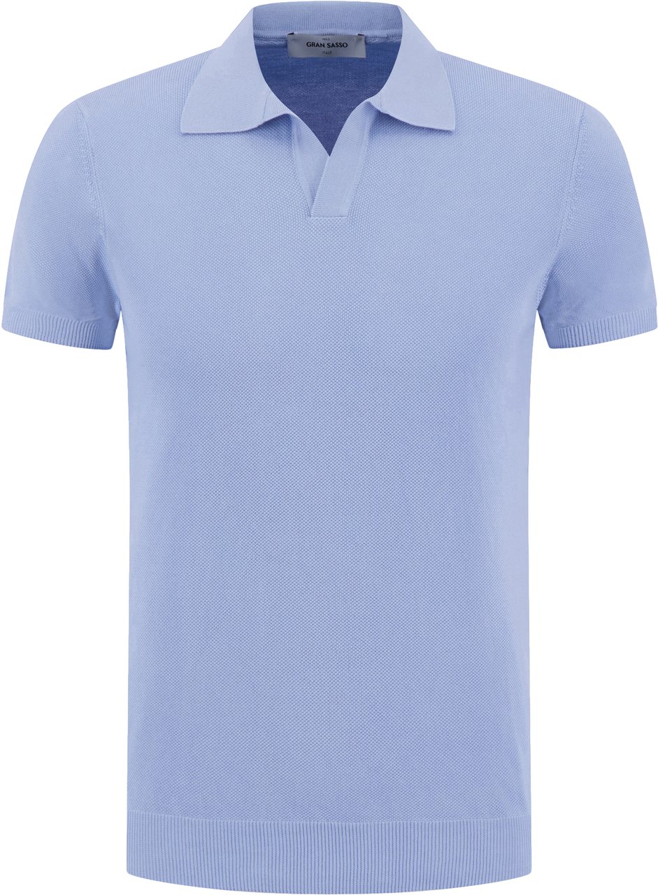 Gran Sasso Polo Blauw Blauw