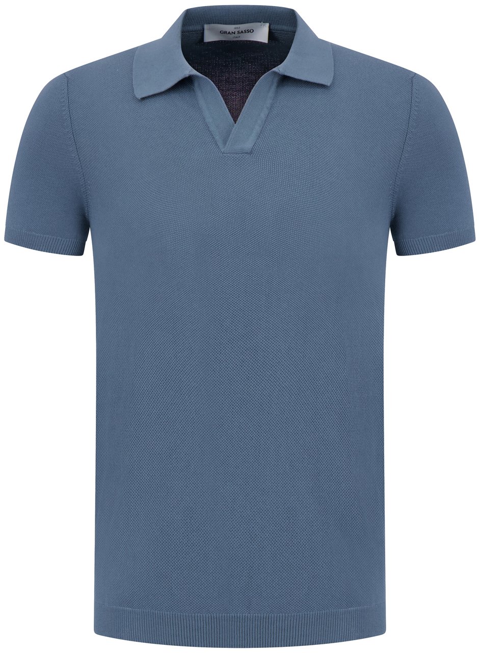 Gran Sasso Polo Blauw Blauw