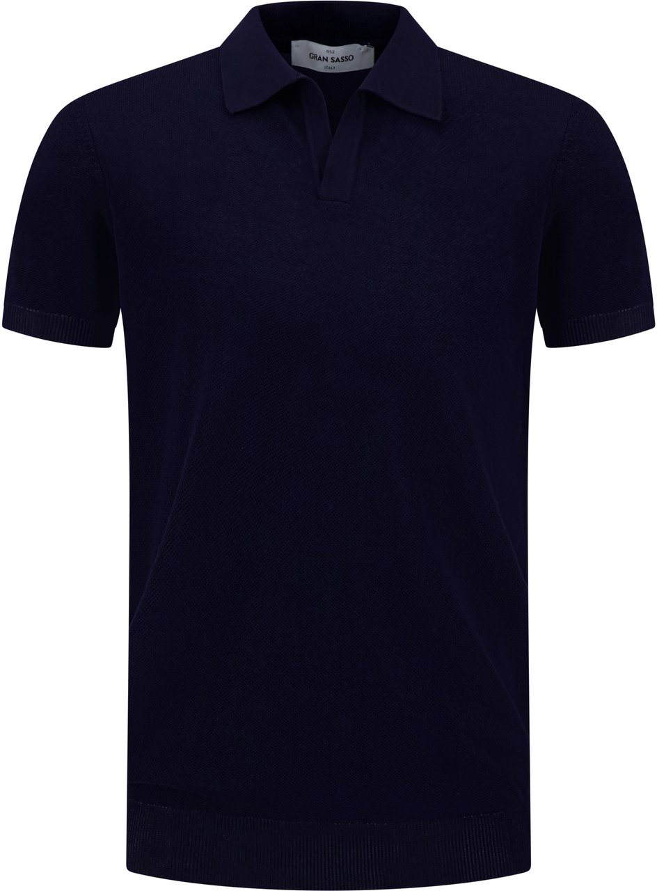 Gran Sasso Polo Blauw Blauw