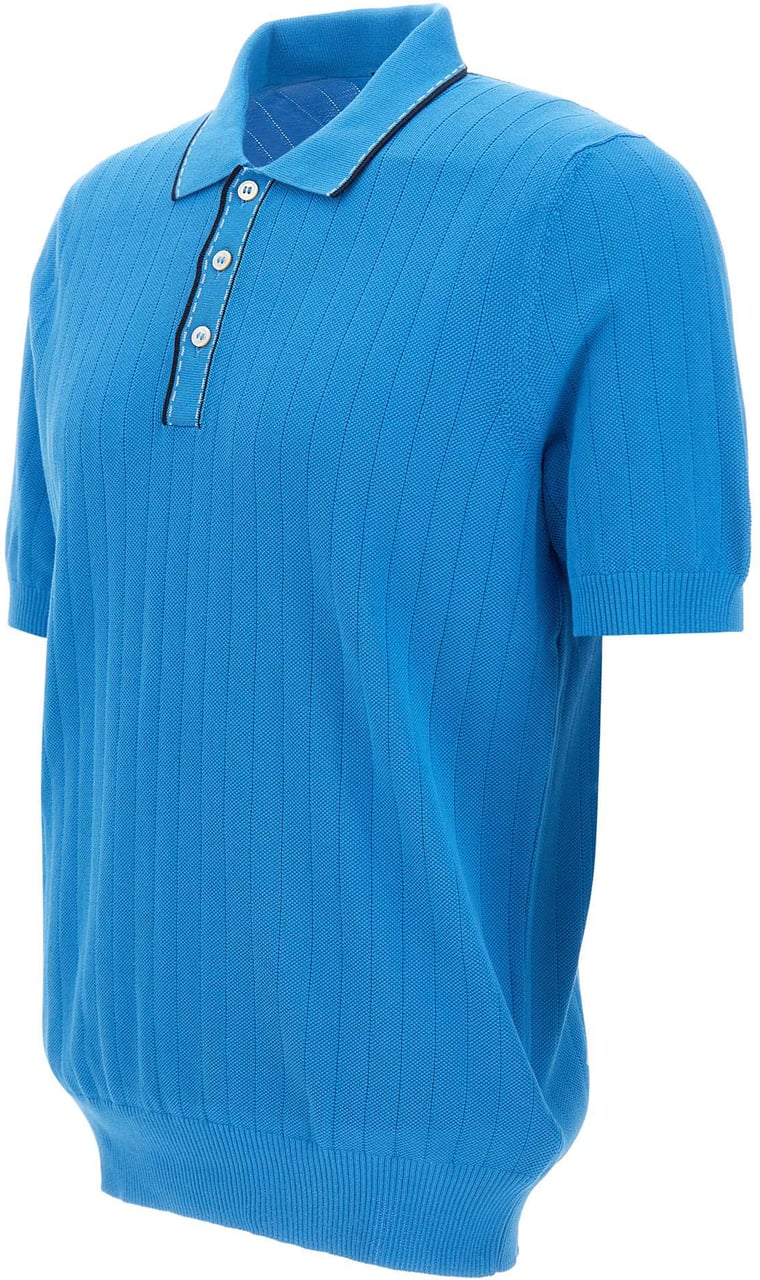 Gran Sasso T-Shirts And Polos Light Blue Blauw