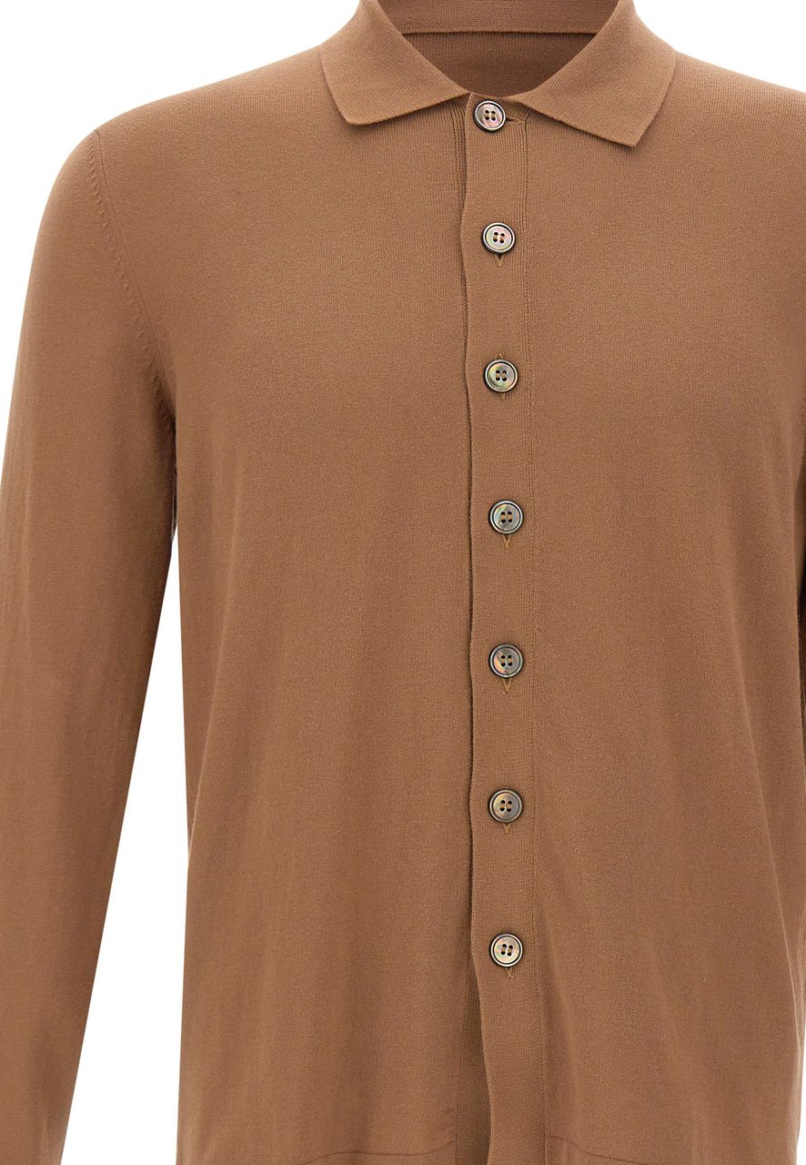 Gran Sasso Shirts Brown Beige