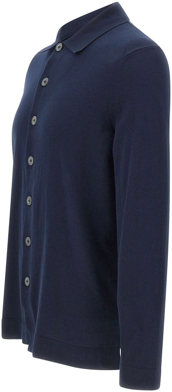 Gran Sasso Shirts Blue Blauw