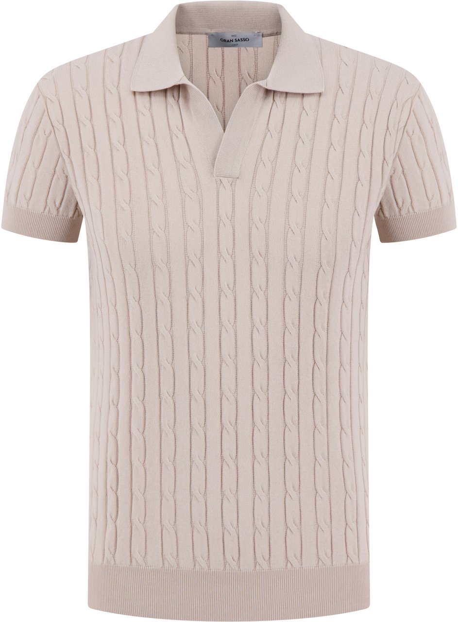 Gran Sasso Polo Beige Beige