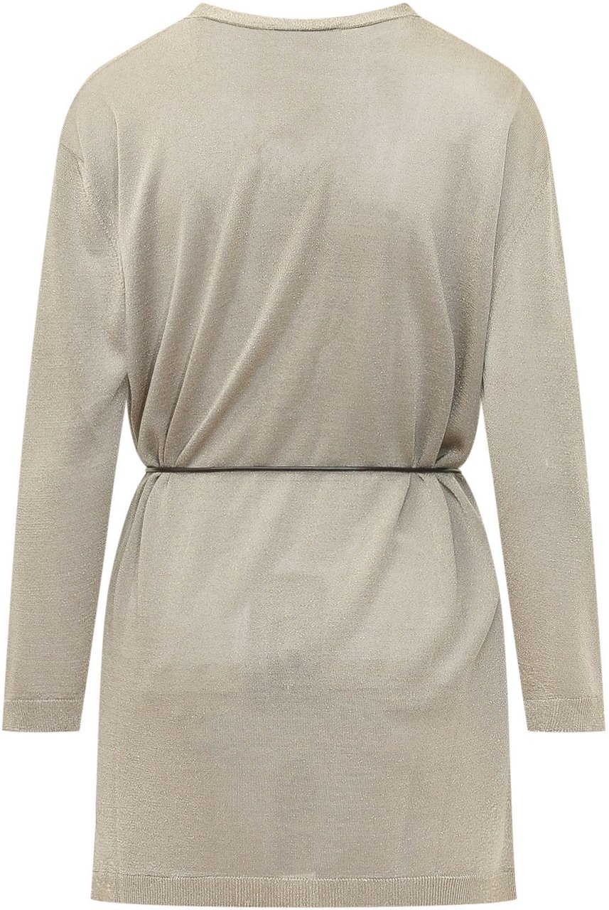 Gran Sasso Cardigan Lungo con Tasche Taupe