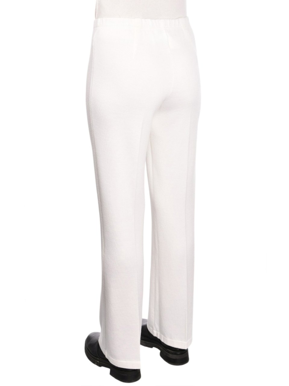 Gran Sasso Straight-Leg Wool Pants With Subtle Seam Detail Wit