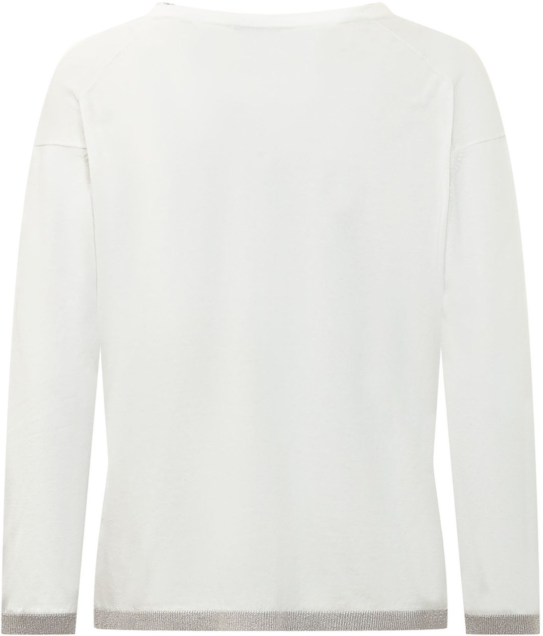 Gran Sasso Pullover con Scollo a V Wit