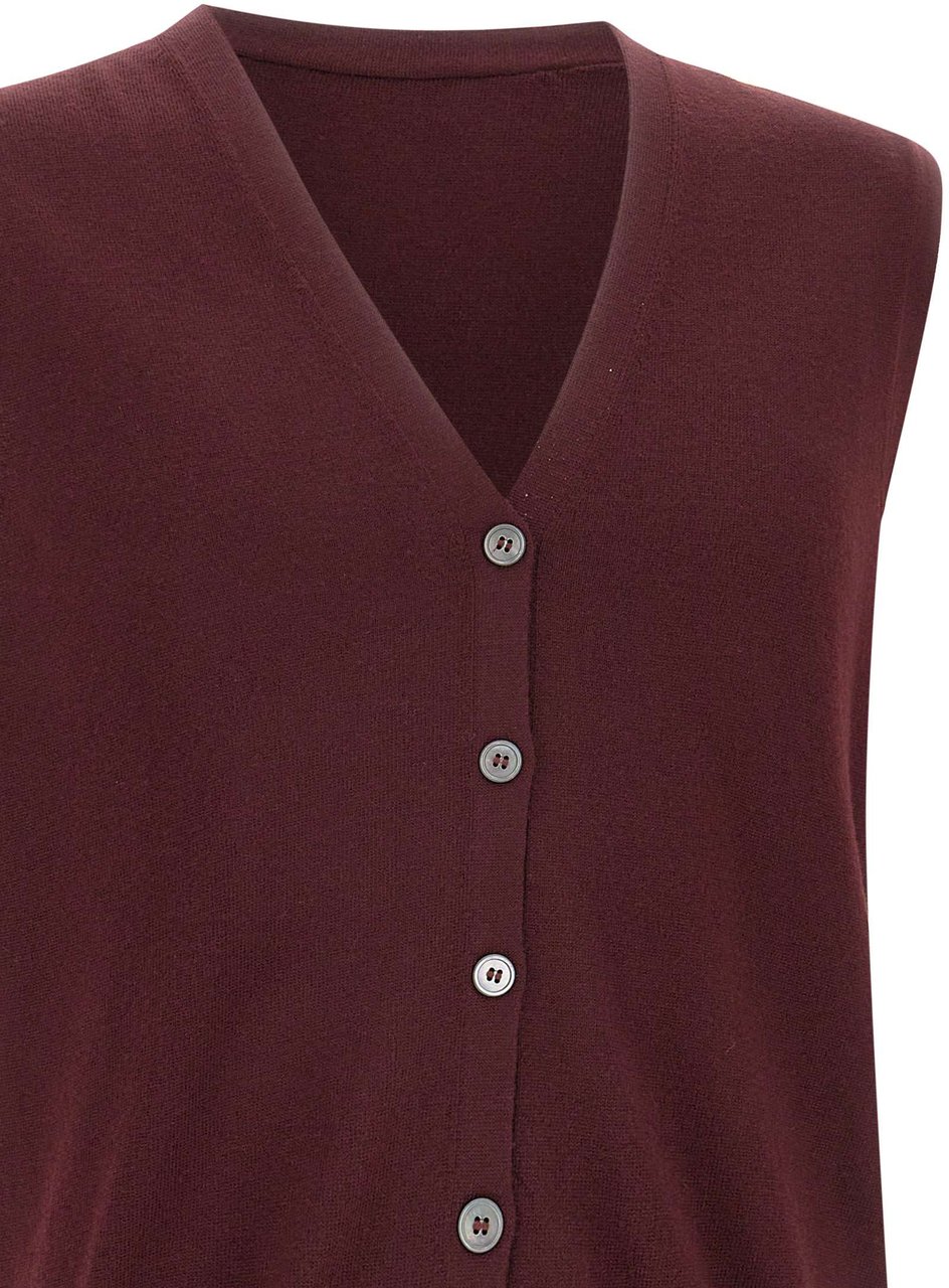 Gran Sasso Sweaters Purple Maroon