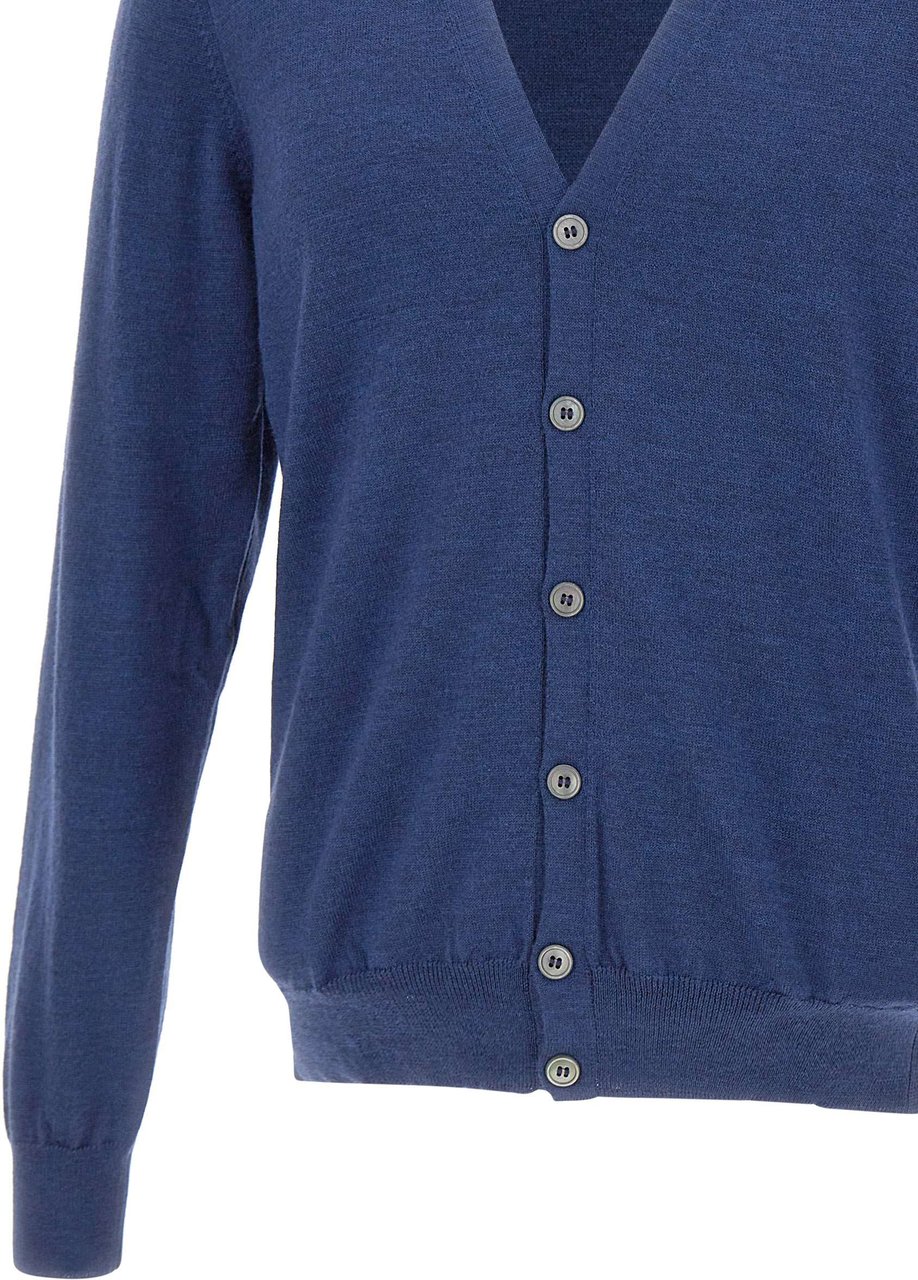 Gran Sasso Sweaters Blue Blauw