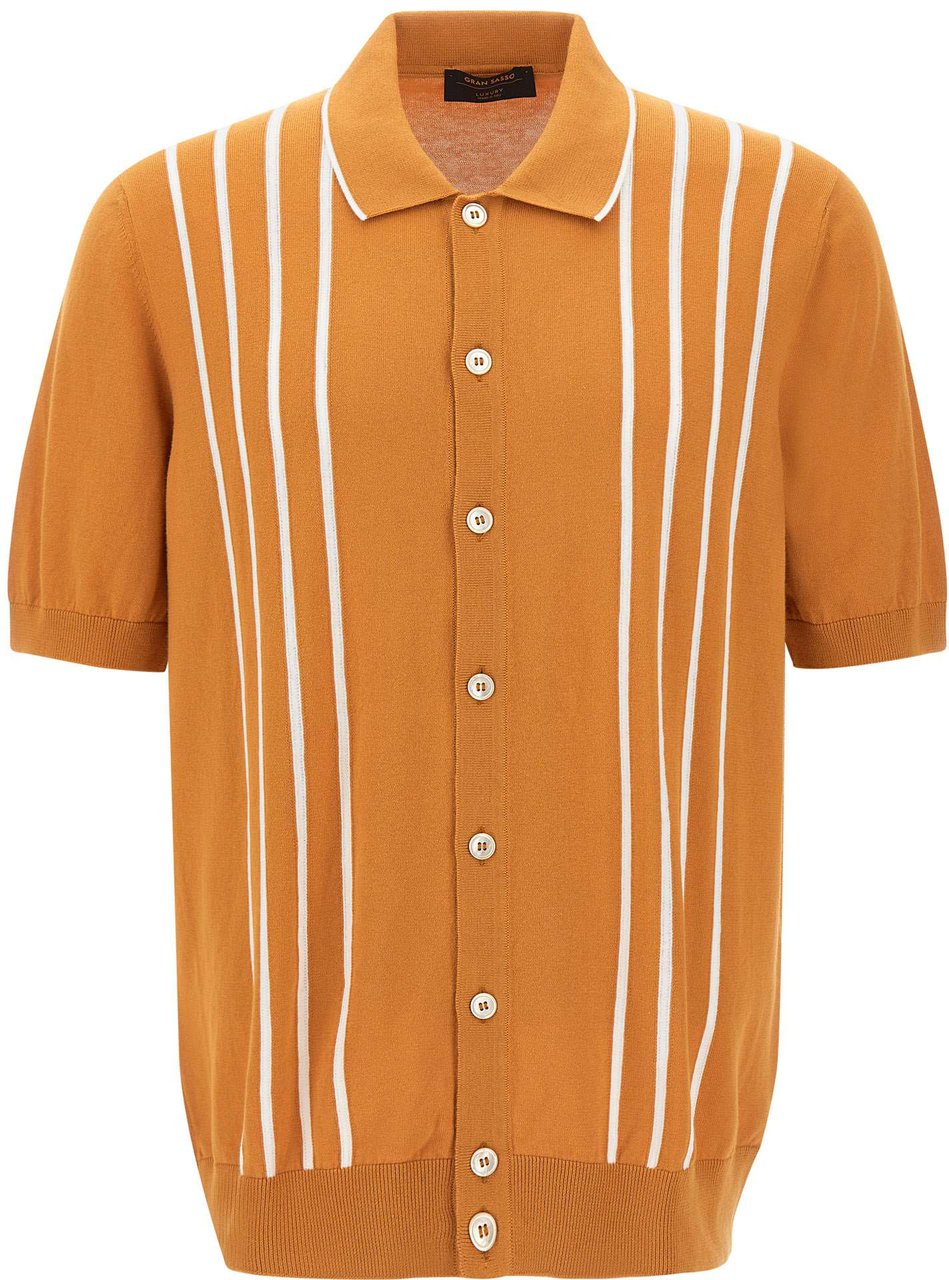 Gran Sasso Shirts Orange Oranje