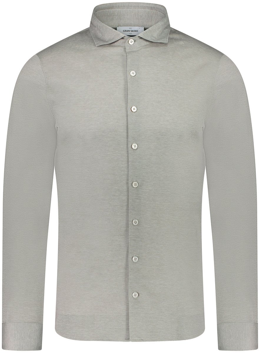 Gran Sasso Overhemd Bruin Bruin