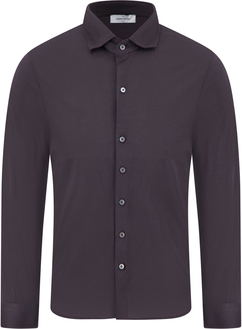 Gran Sasso Overhemd Bruin Bruin