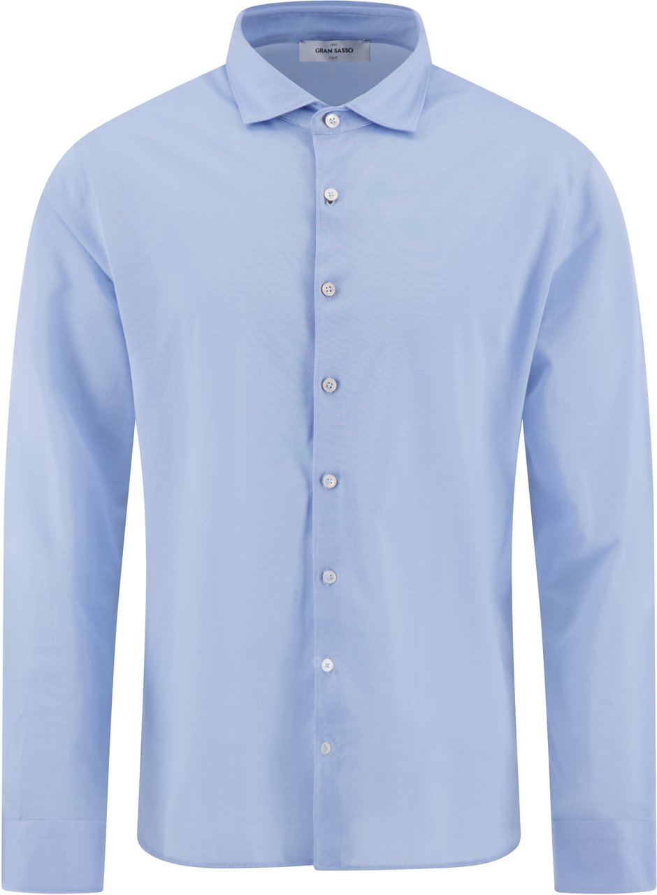 Gran Sasso Overhemd Blauw Blauw
