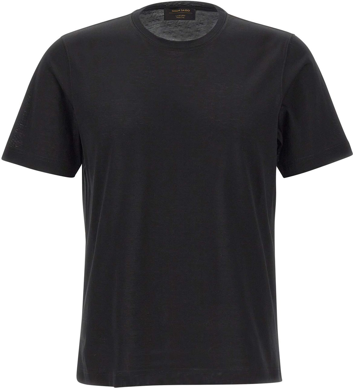 Gran Sasso T-Shirts And Polos Black Zwart