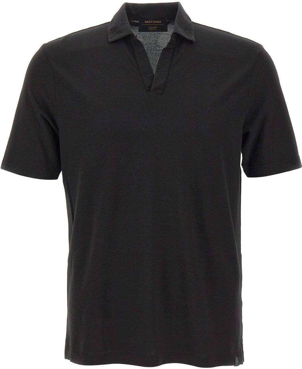 Gran Sasso T-Shirts And Polos Black Zwart