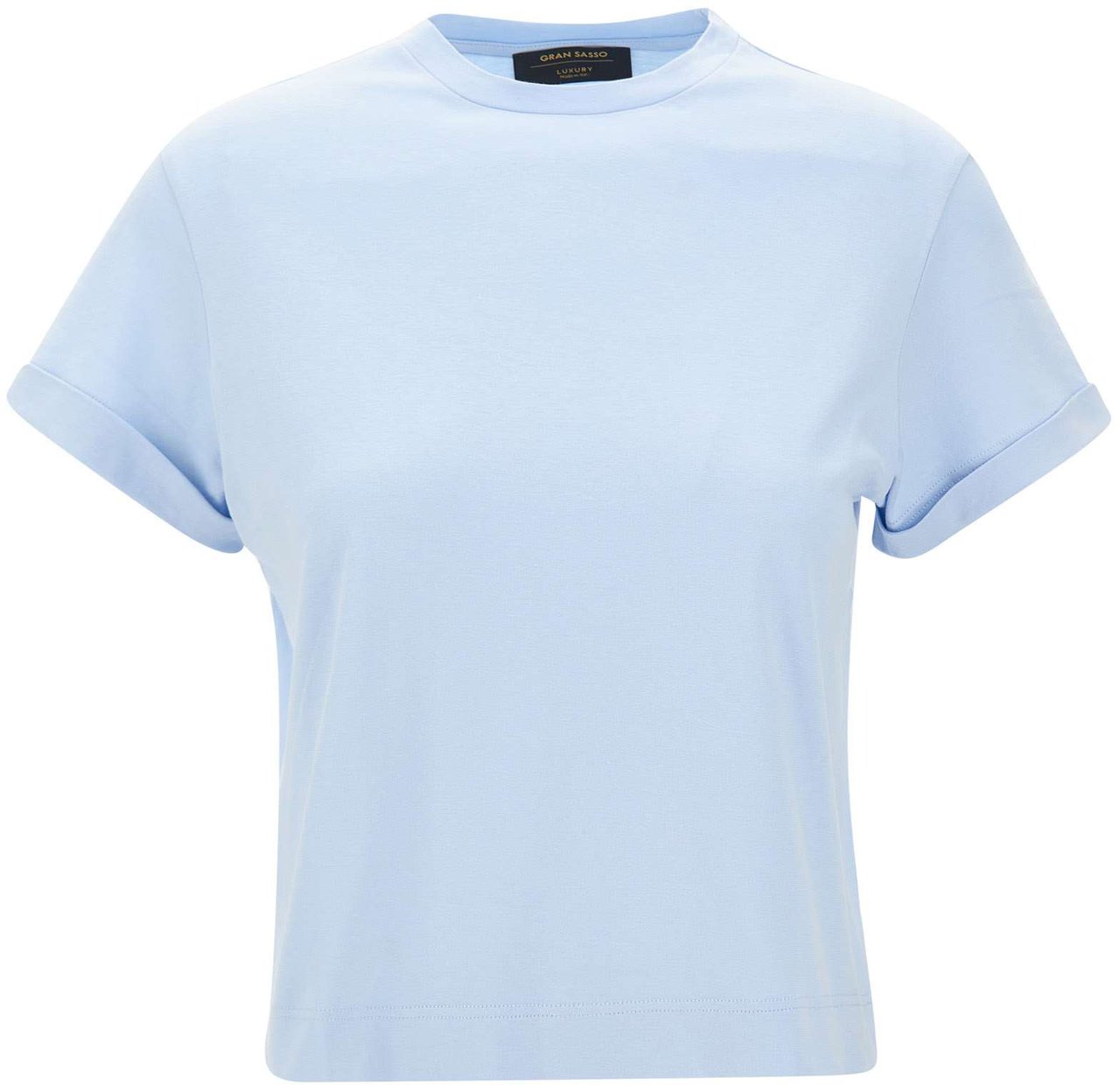 Gran Sasso T-Shirts And Polos Light Blue Lichtblauw