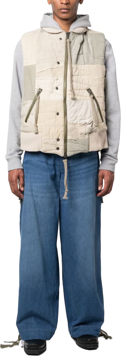 Greg Lauren Jeans Denim Scuro Blauw