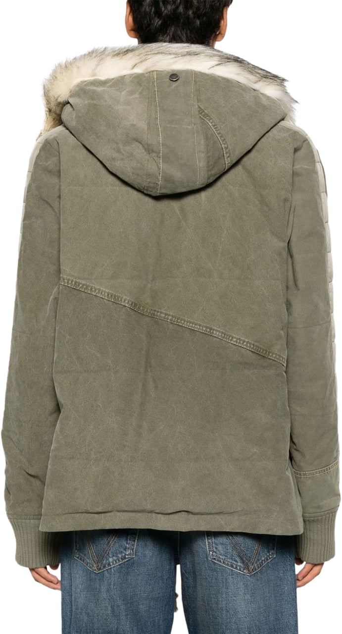 Greg Lauren Coats Beige Lime