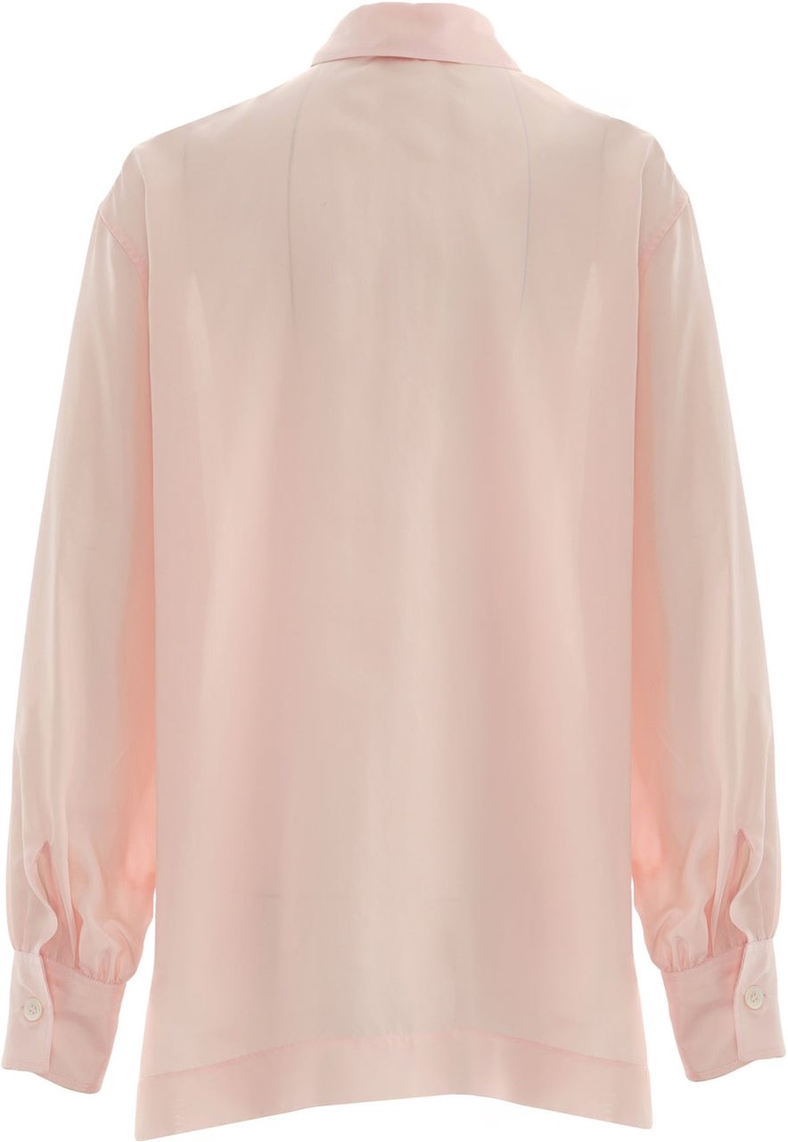 Grifoni Silk blouse Roze