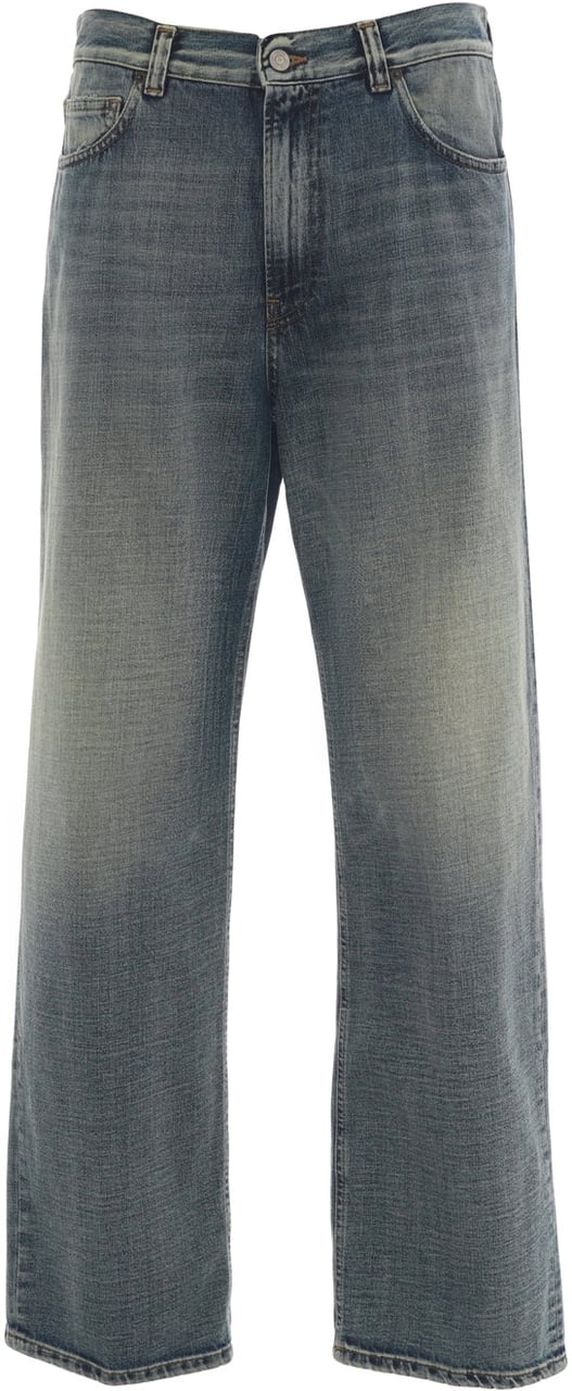 Grifoni Loose fit jeans Blauw
