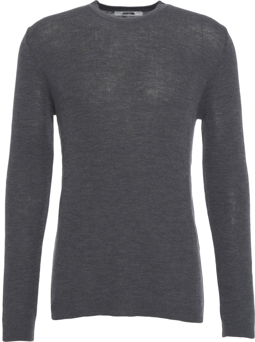 Grifoni Wool sweater Grijs
