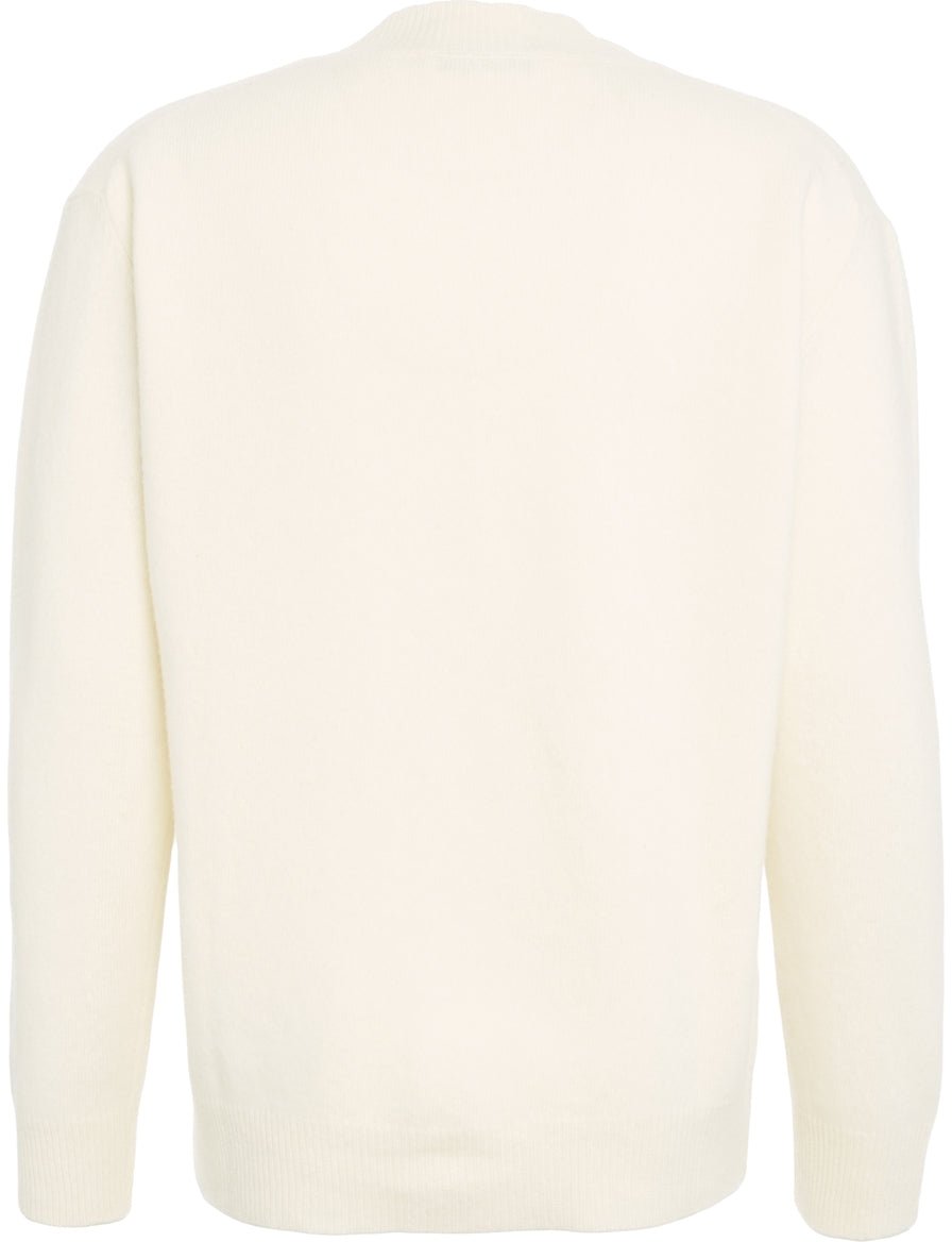 Grifoni Sweater with v-neck Wit