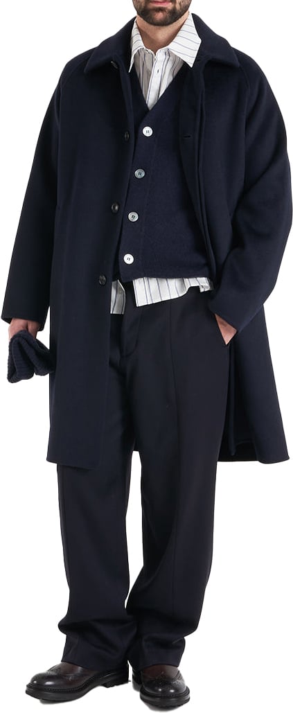 Grifoni Wool coat Blauw