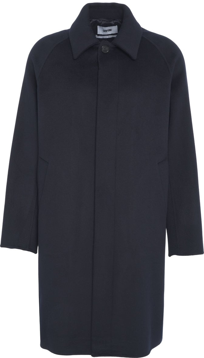 Grifoni Wool coat Blauw