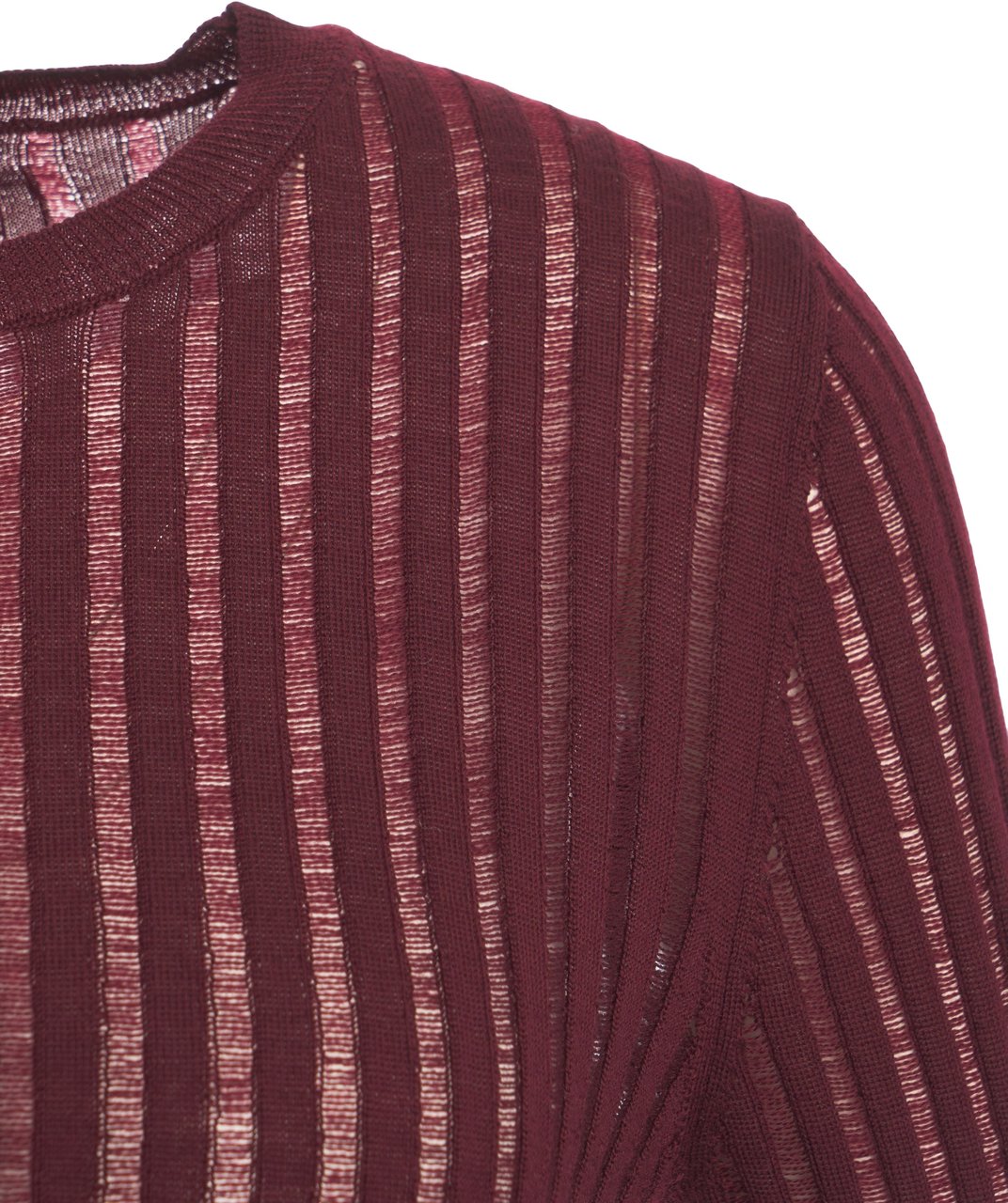Grifoni Rib knit sweater Rood