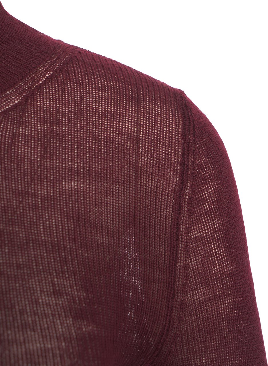 Grifoni Mock neck sweater Rood