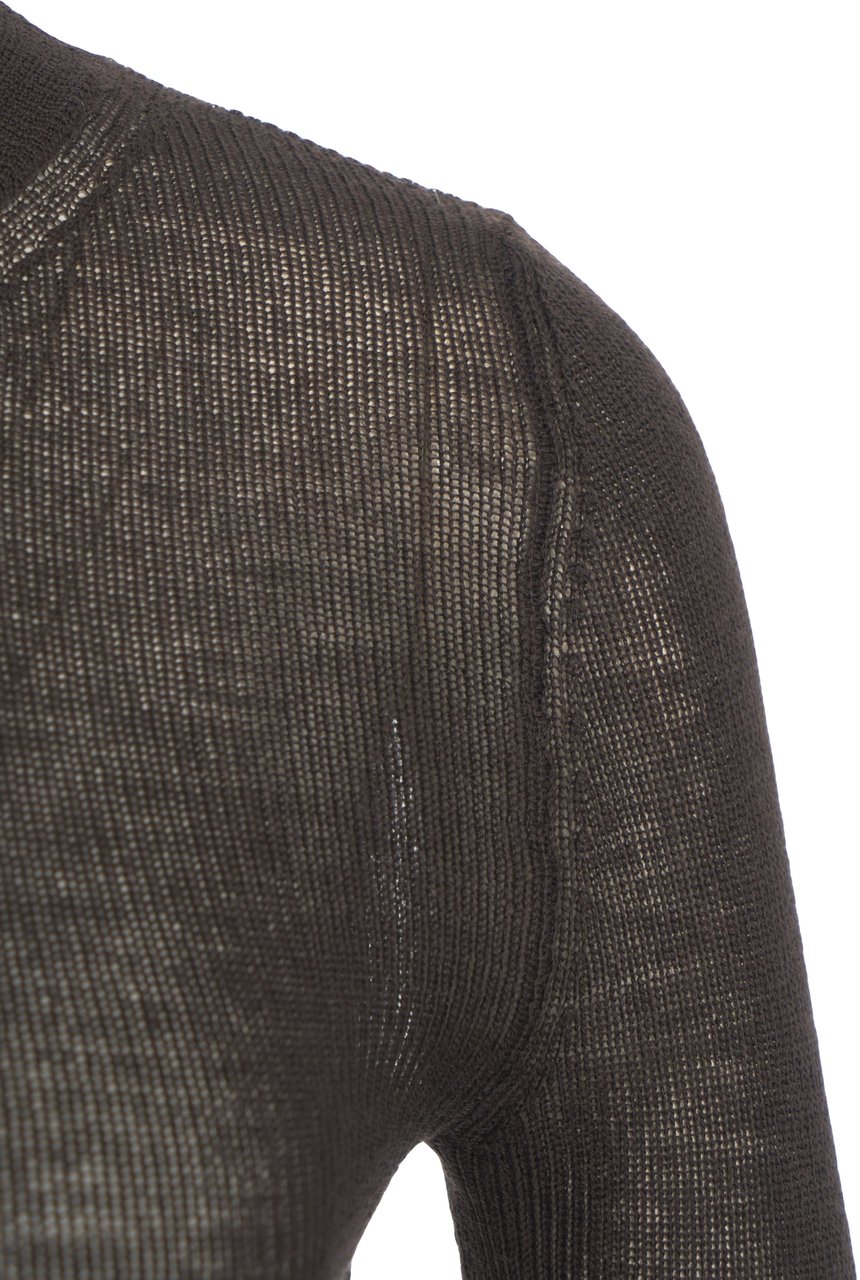 Grifoni Mock neck sweater Bruin