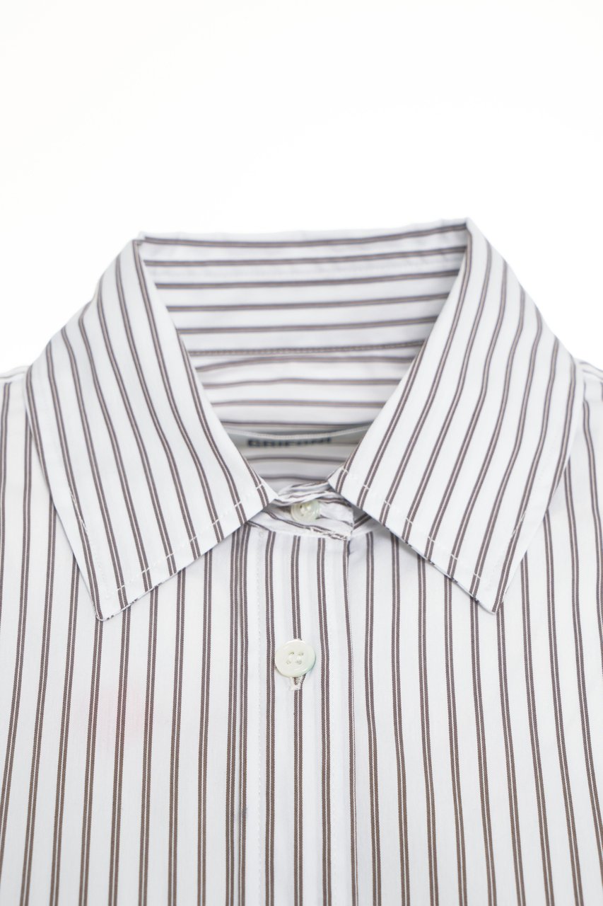 Grifoni Striped shirt Bruin