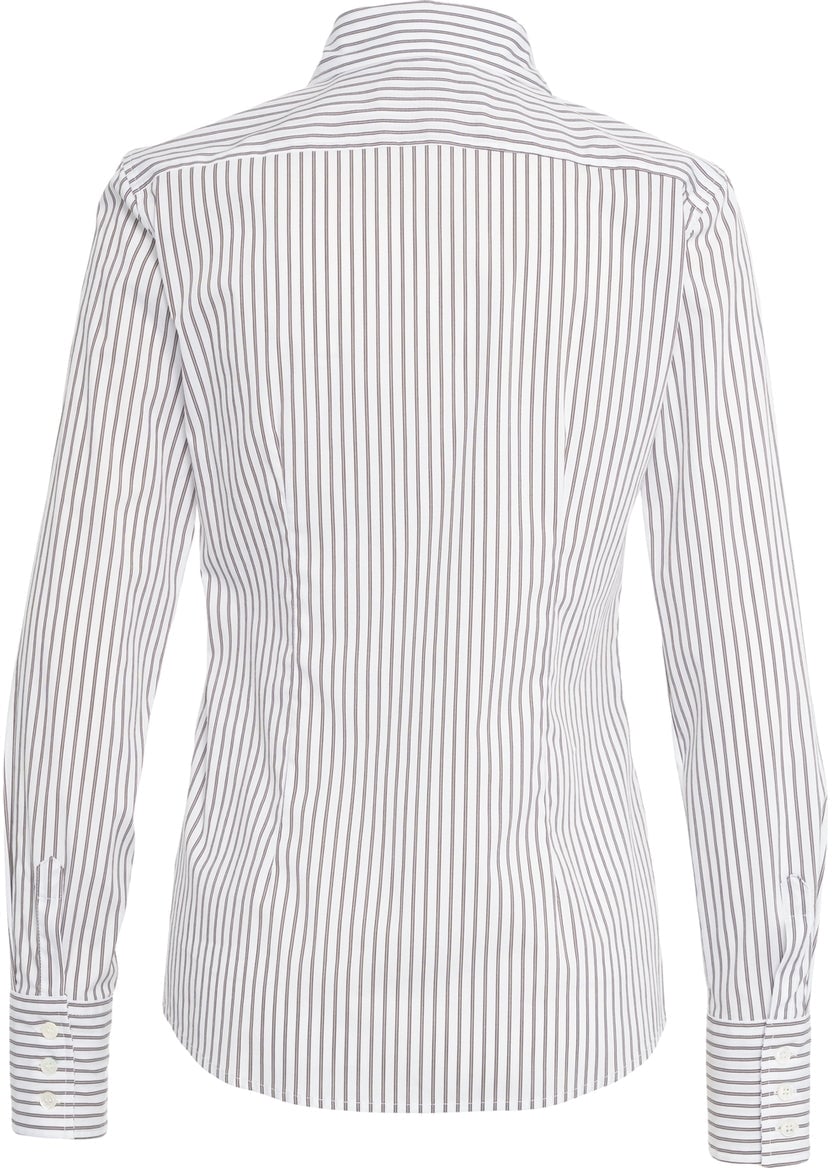Grifoni Striped shirt Bruin