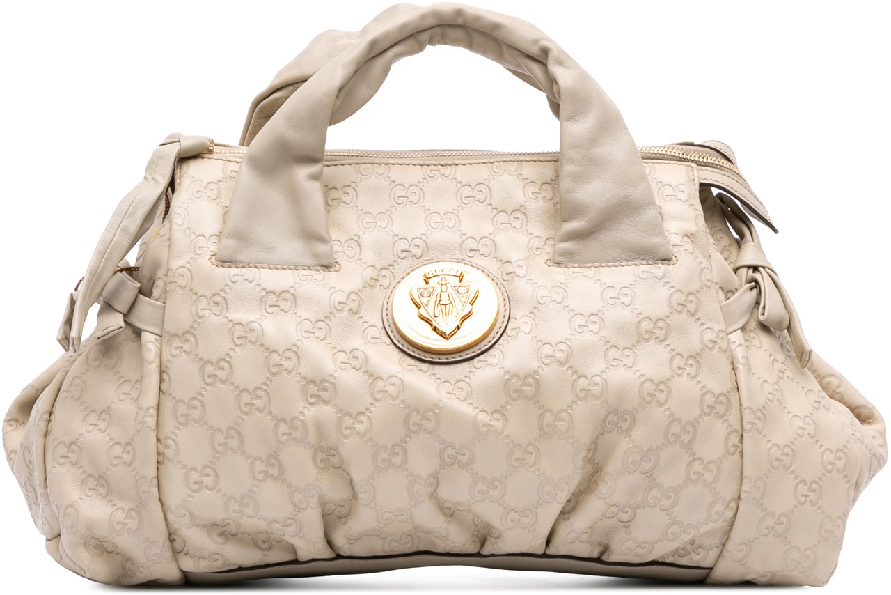 Gucci Guccissima Hysteria Handbag Wit