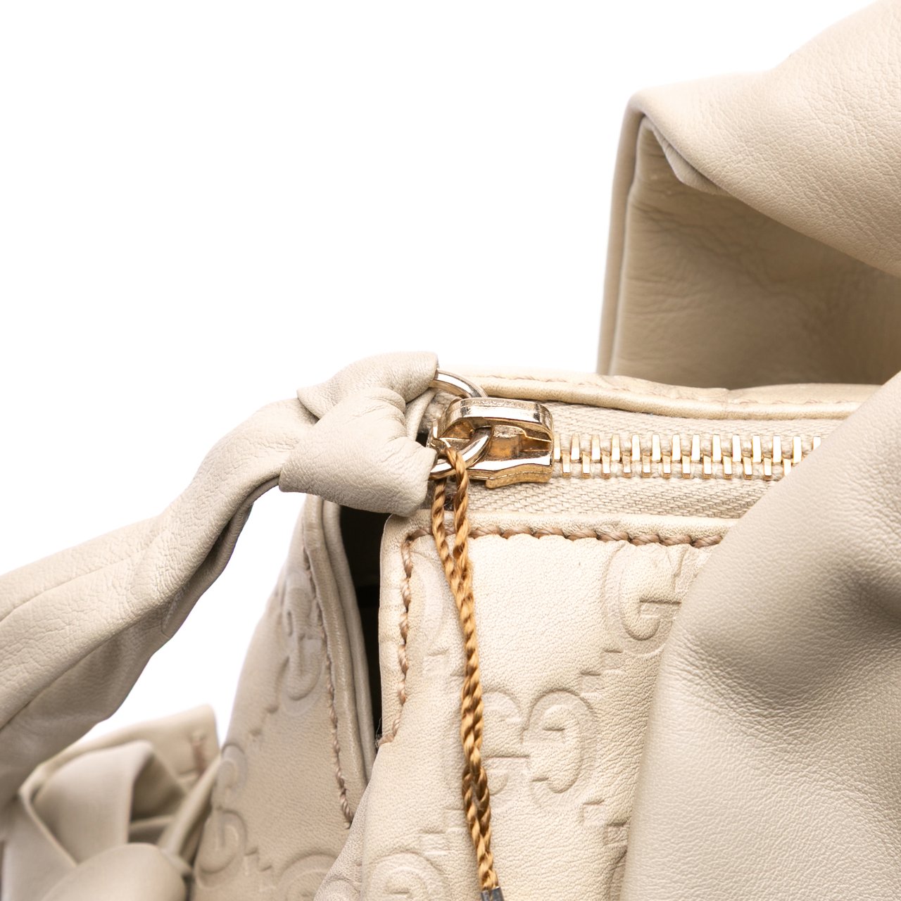 Gucci Guccissima Hysteria Handbag Wit