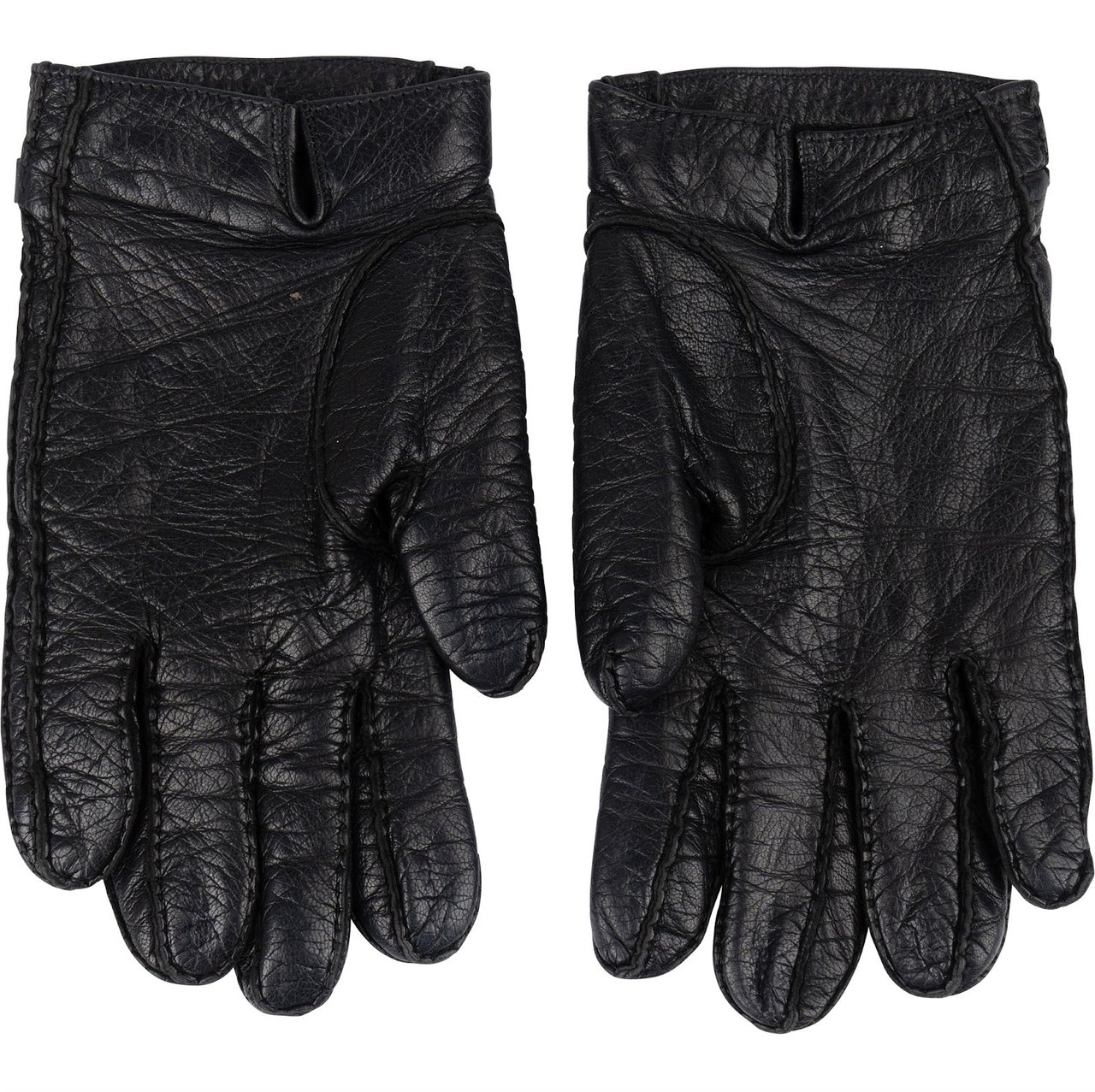 Gucci Gucci Horsebit Leather Gloves Zwart