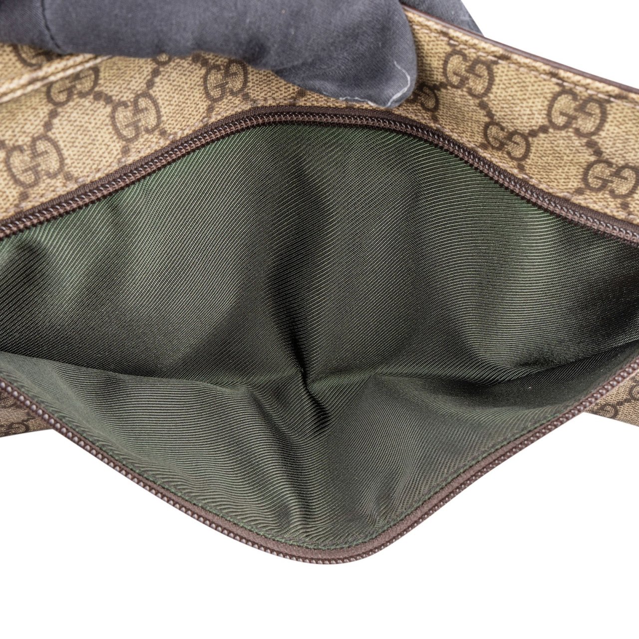 Gucci Gucci Monogram GG Supreme Canvas Belt Crossbody Waist Bag Beige