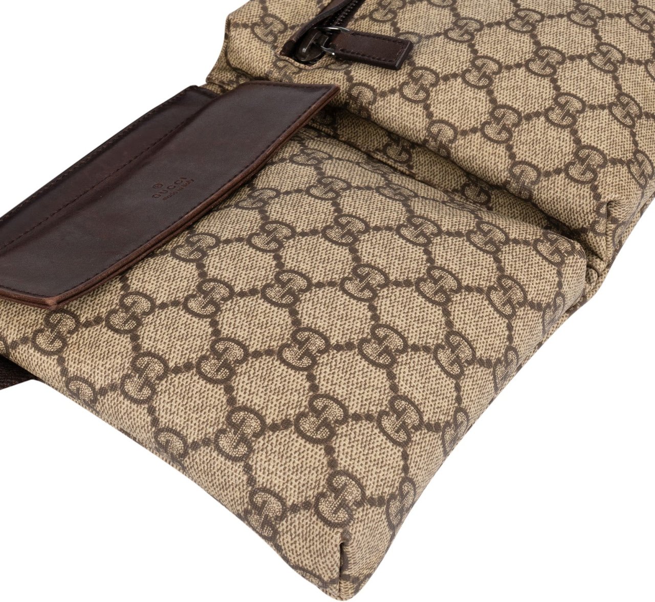 Gucci Gucci Monogram GG Supreme Canvas Belt Crossbody Waist Bag Beige