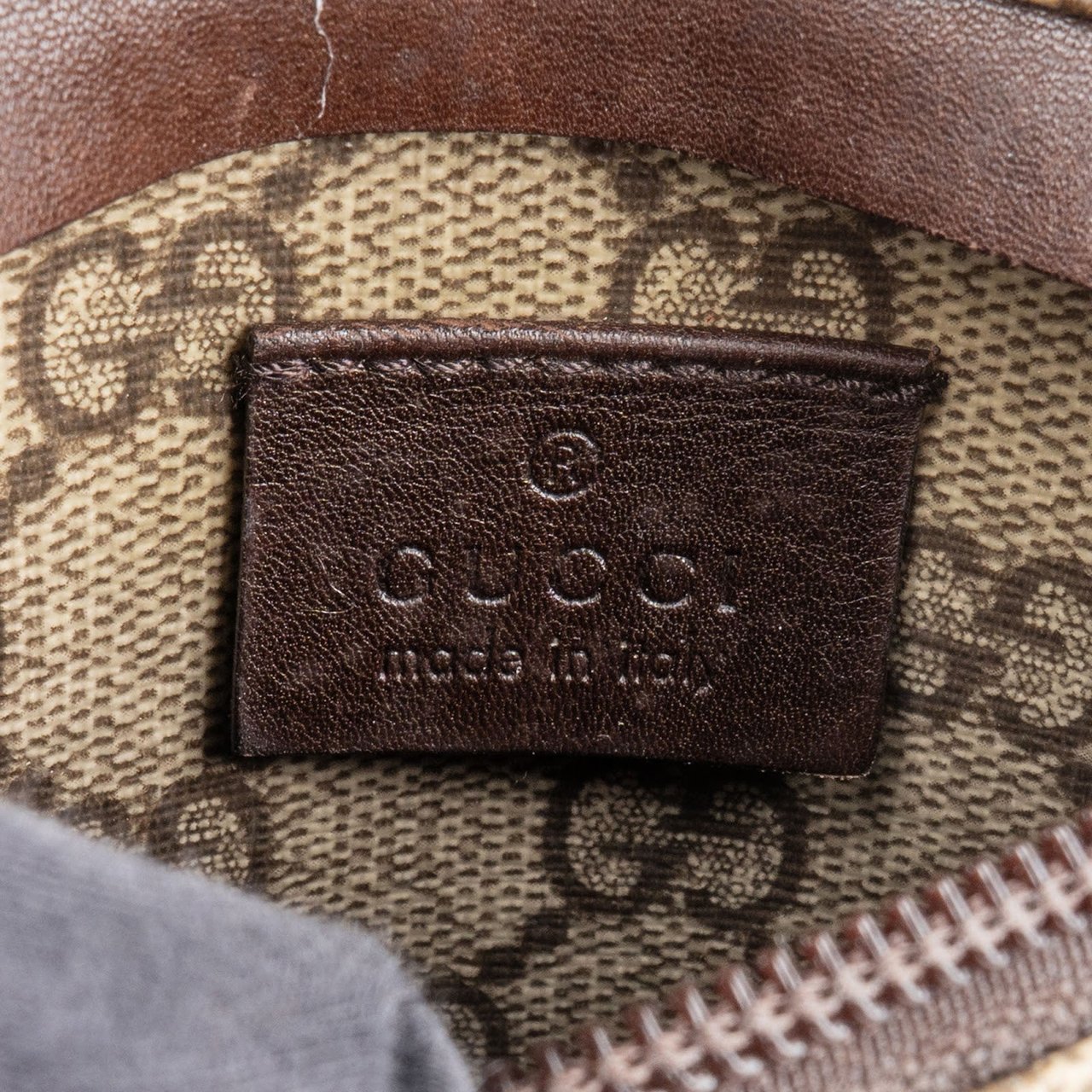 Gucci Gucci Monogram GG Supreme Canvas Belt Crossbody Waist Bag Beige