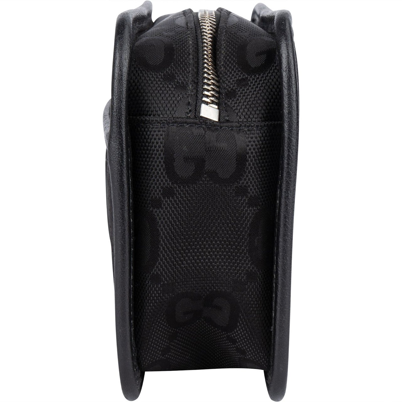 Gucci Gucci Monogram GG Canvas Toiletry Pouch Zwart