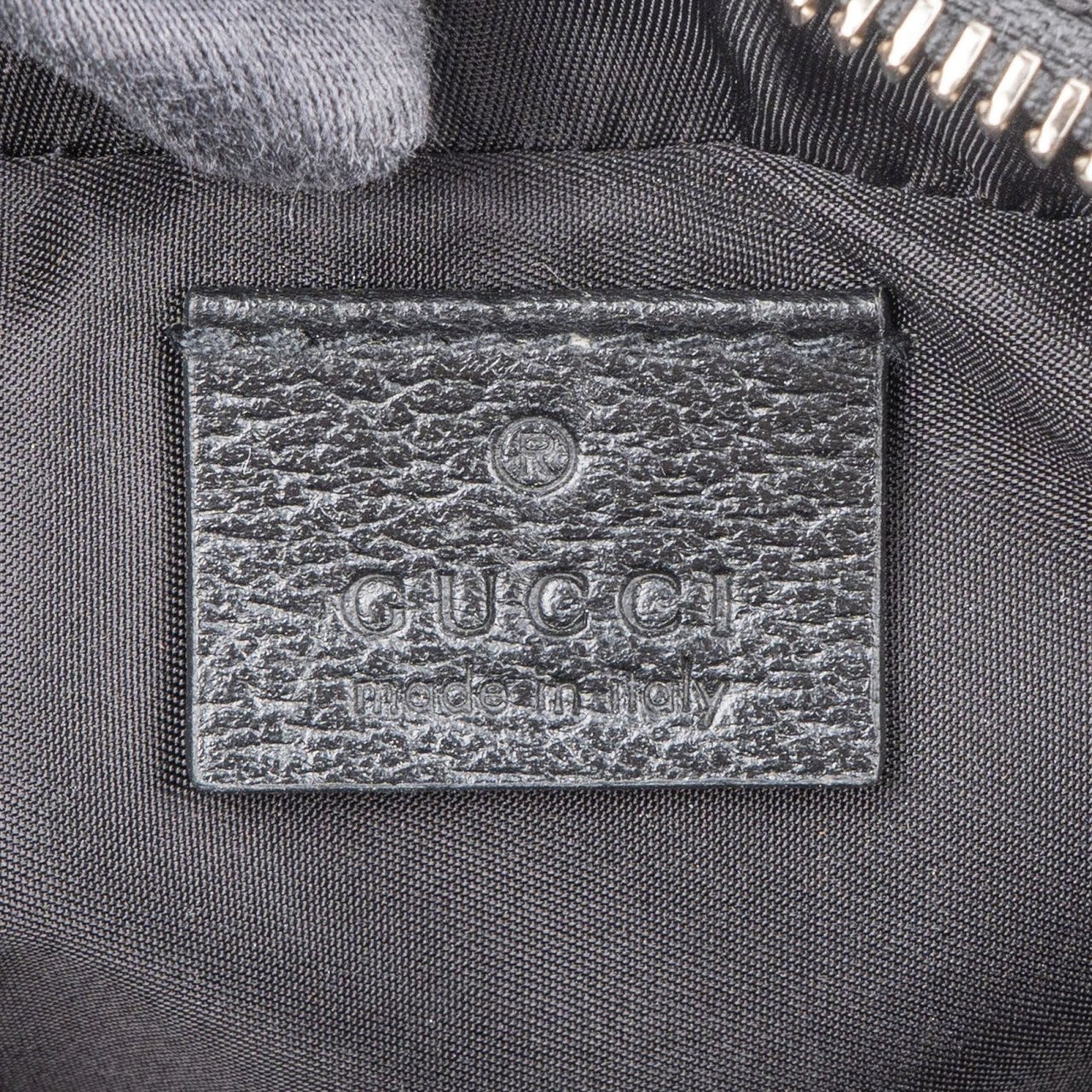 Gucci Gucci Monogram GG Canvas Toiletry Pouch Zwart