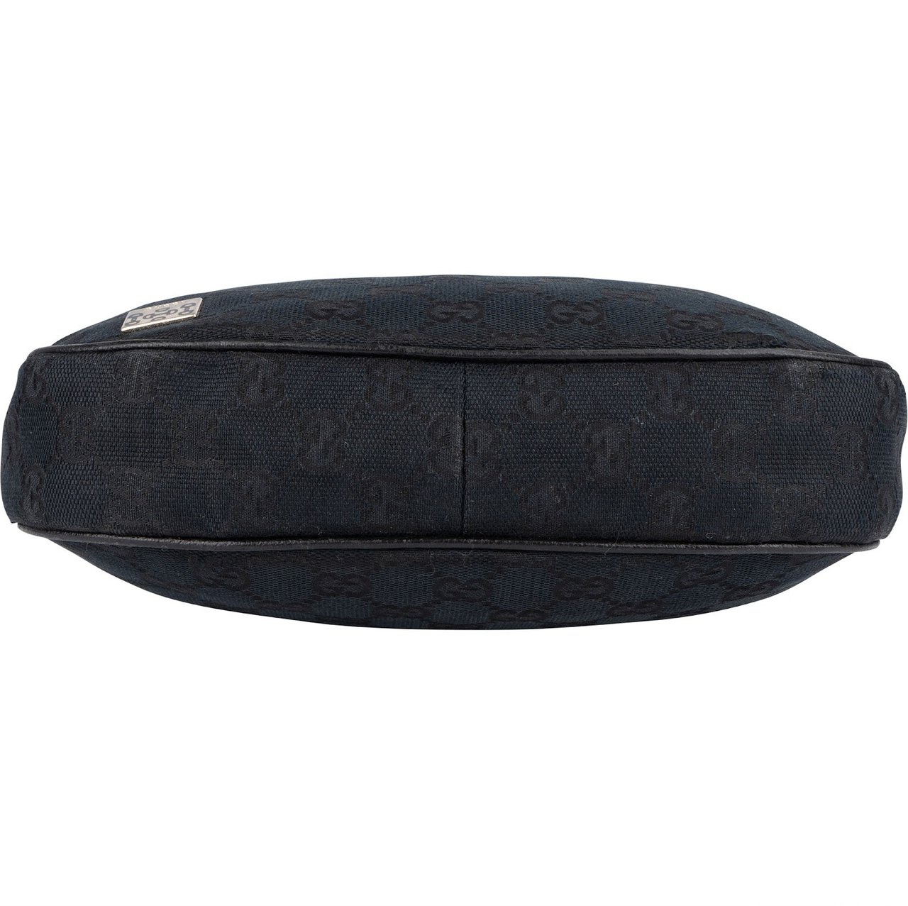 Gucci Monogram GG Canvas Abbey Shoulder Bag Zwart