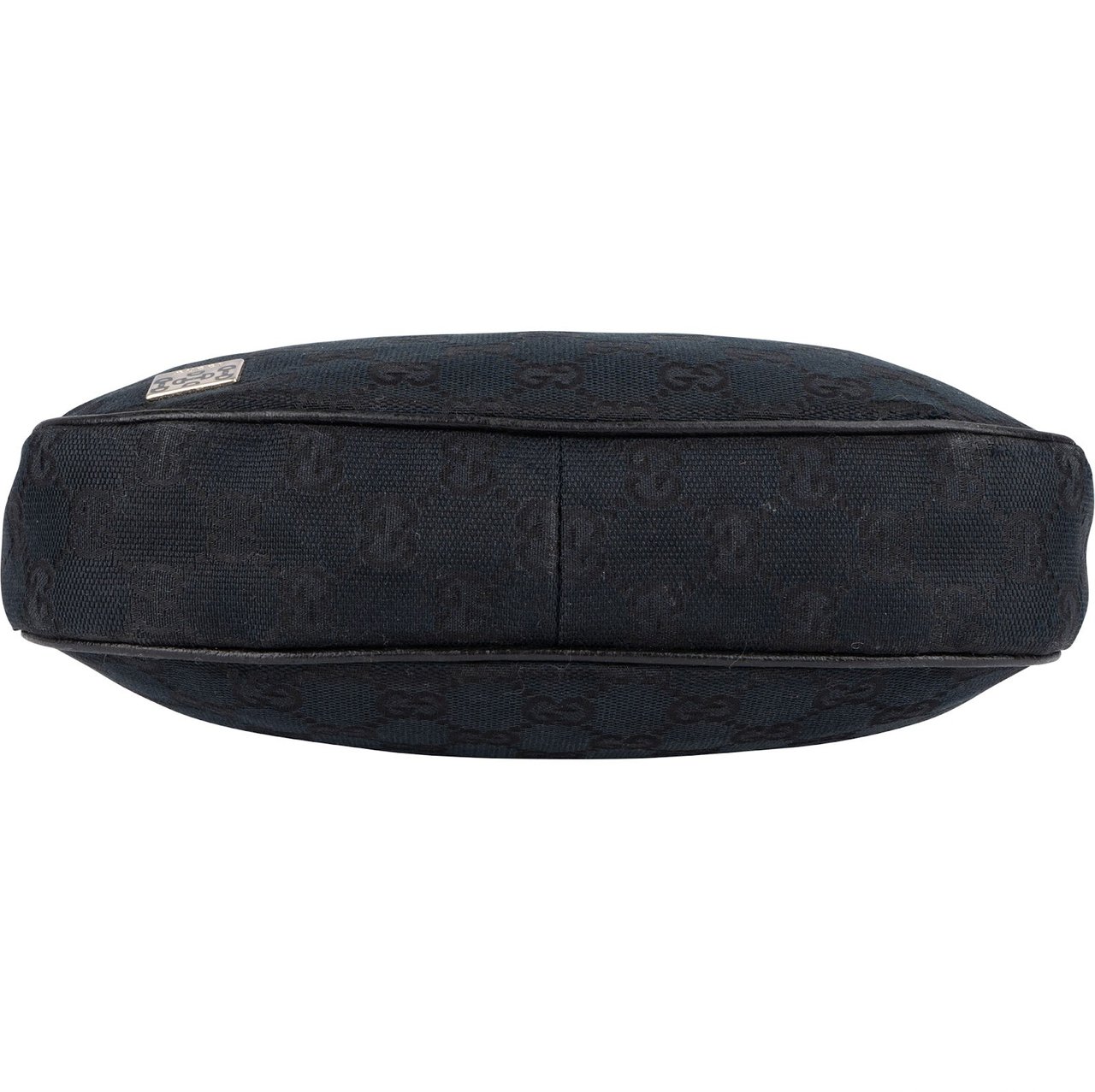 Gucci Gucci Monogram GG Canvas Abbey Shoulder Bag Zwart