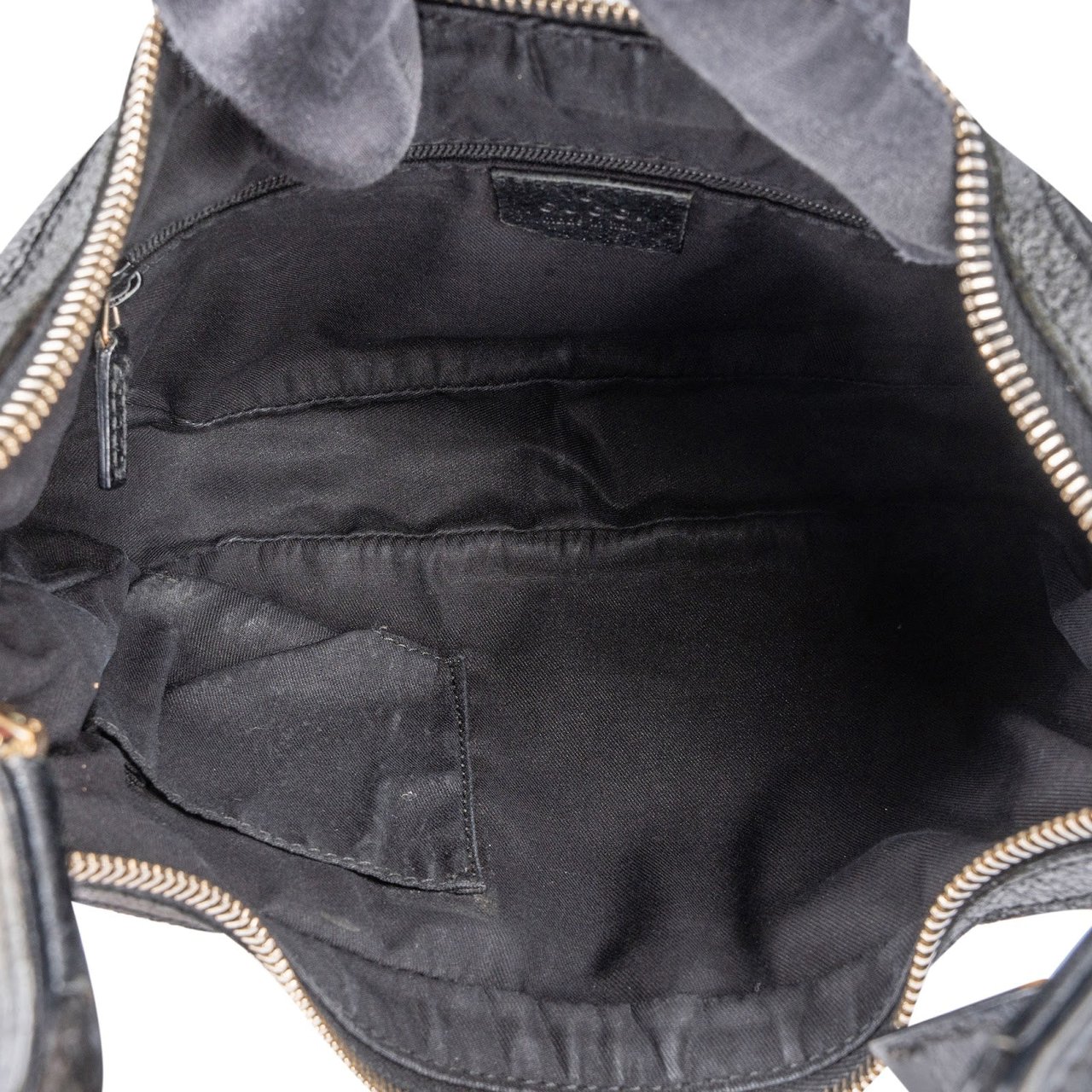 Gucci Gucci Monogram GG Canvas Abbey Shoulder Bag Zwart