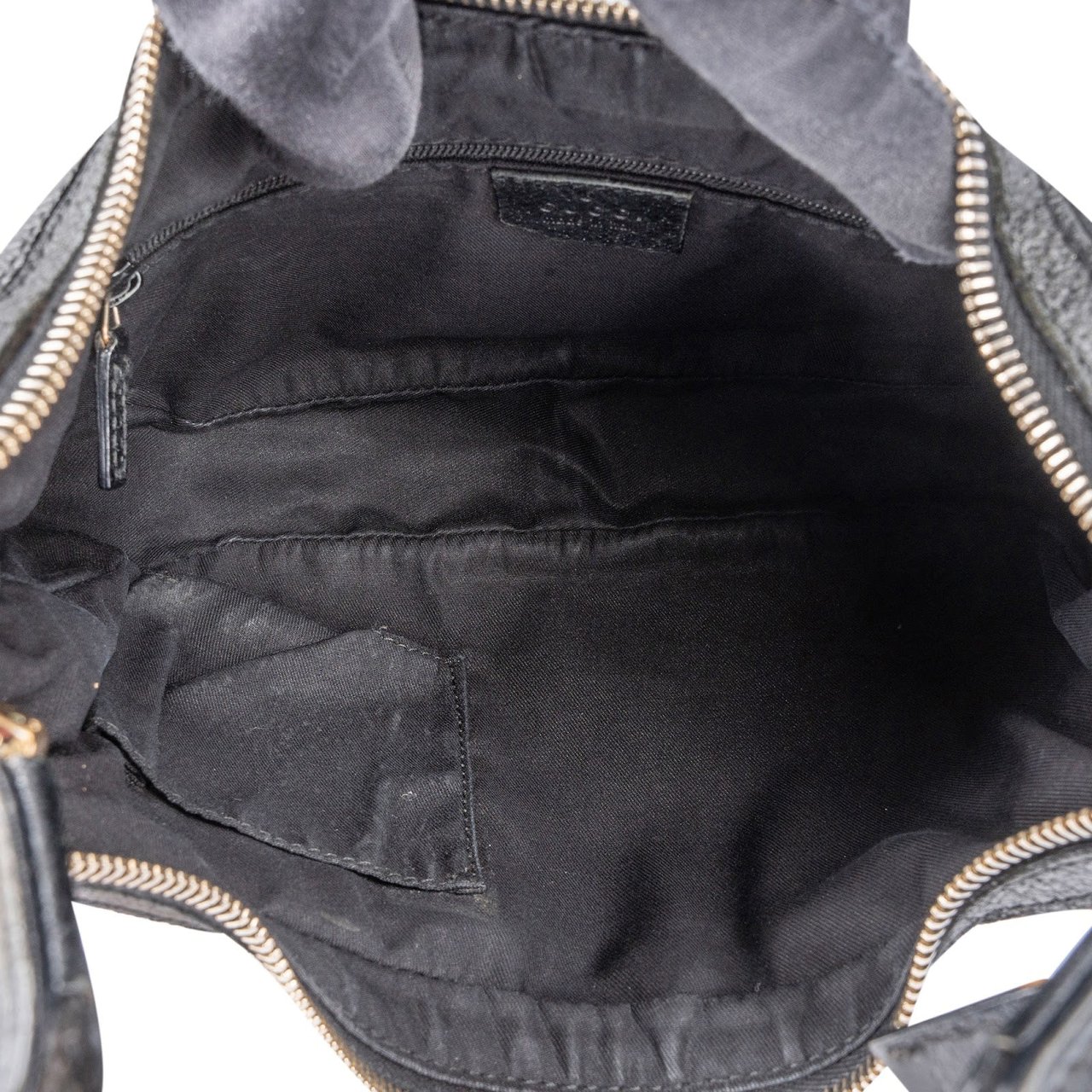 Gucci Monogram GG Canvas Abbey Shoulder Bag Zwart