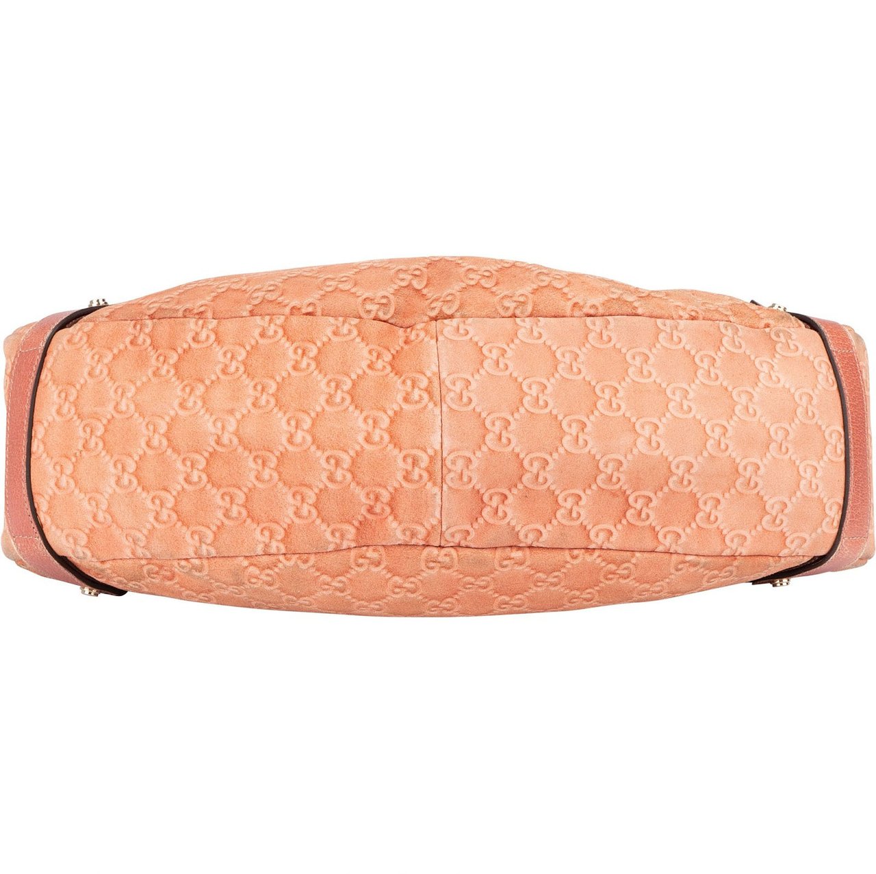 Gucci Gucci Guccissima Suede Abbey D-Ring Hobo Shoulder Bag Oranje