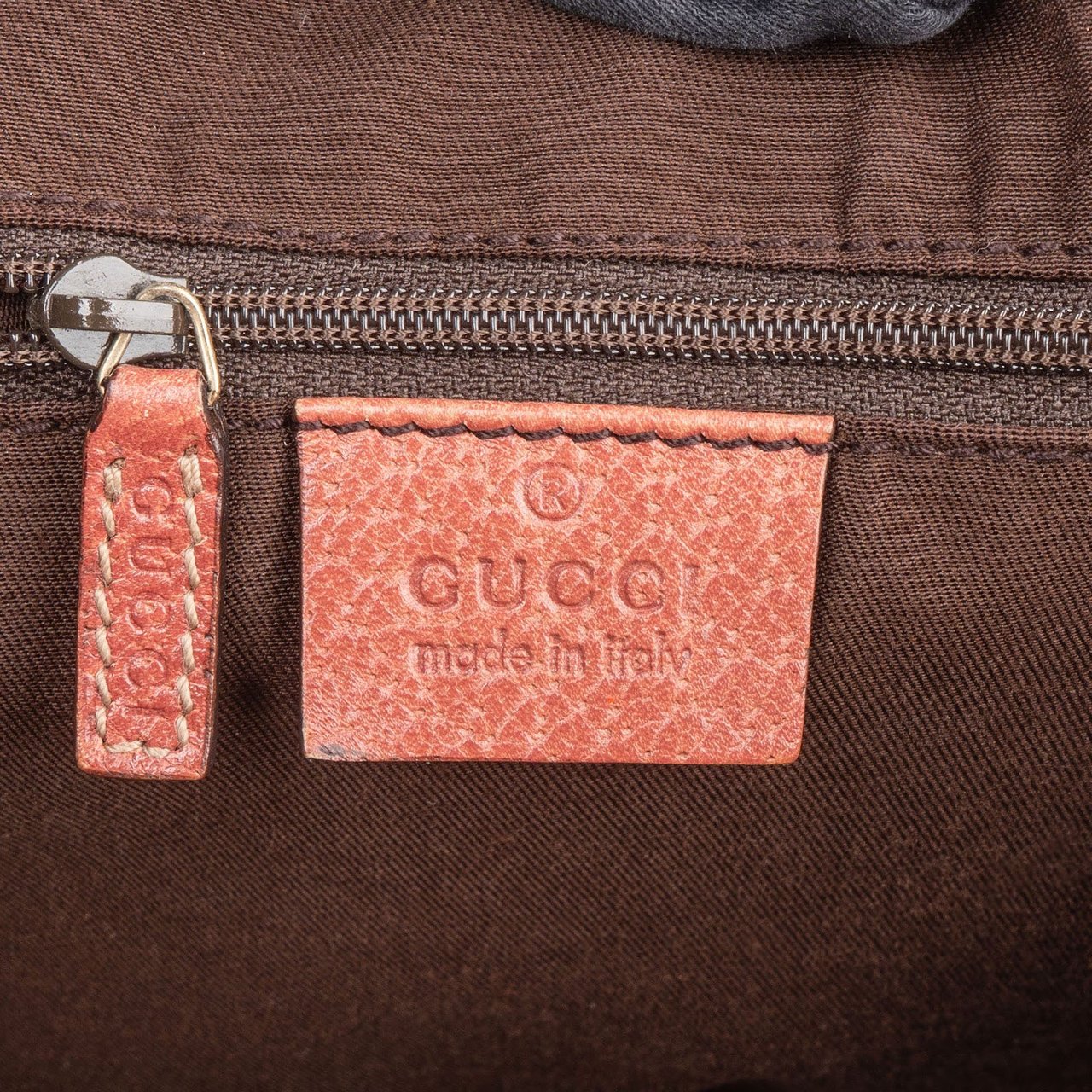 Gucci Gucci Guccissima Suede Abbey D-Ring Hobo Shoulder Bag Oranje