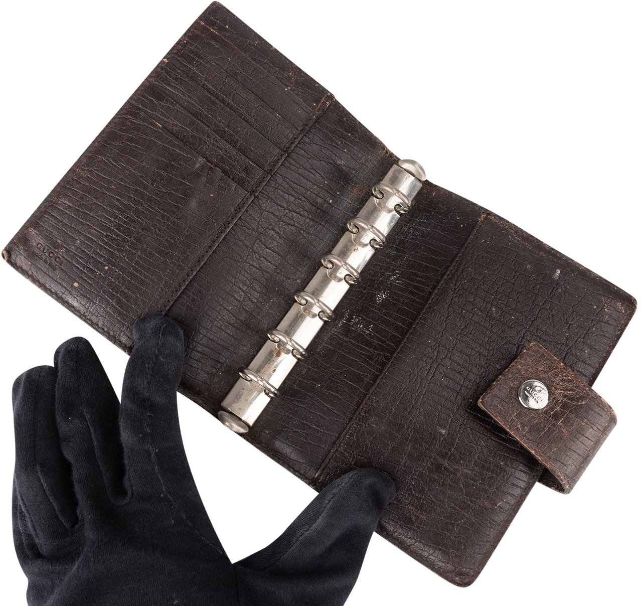 Gucci Gucci Monogram GG Supreme Canvas Agenda Cover Beige