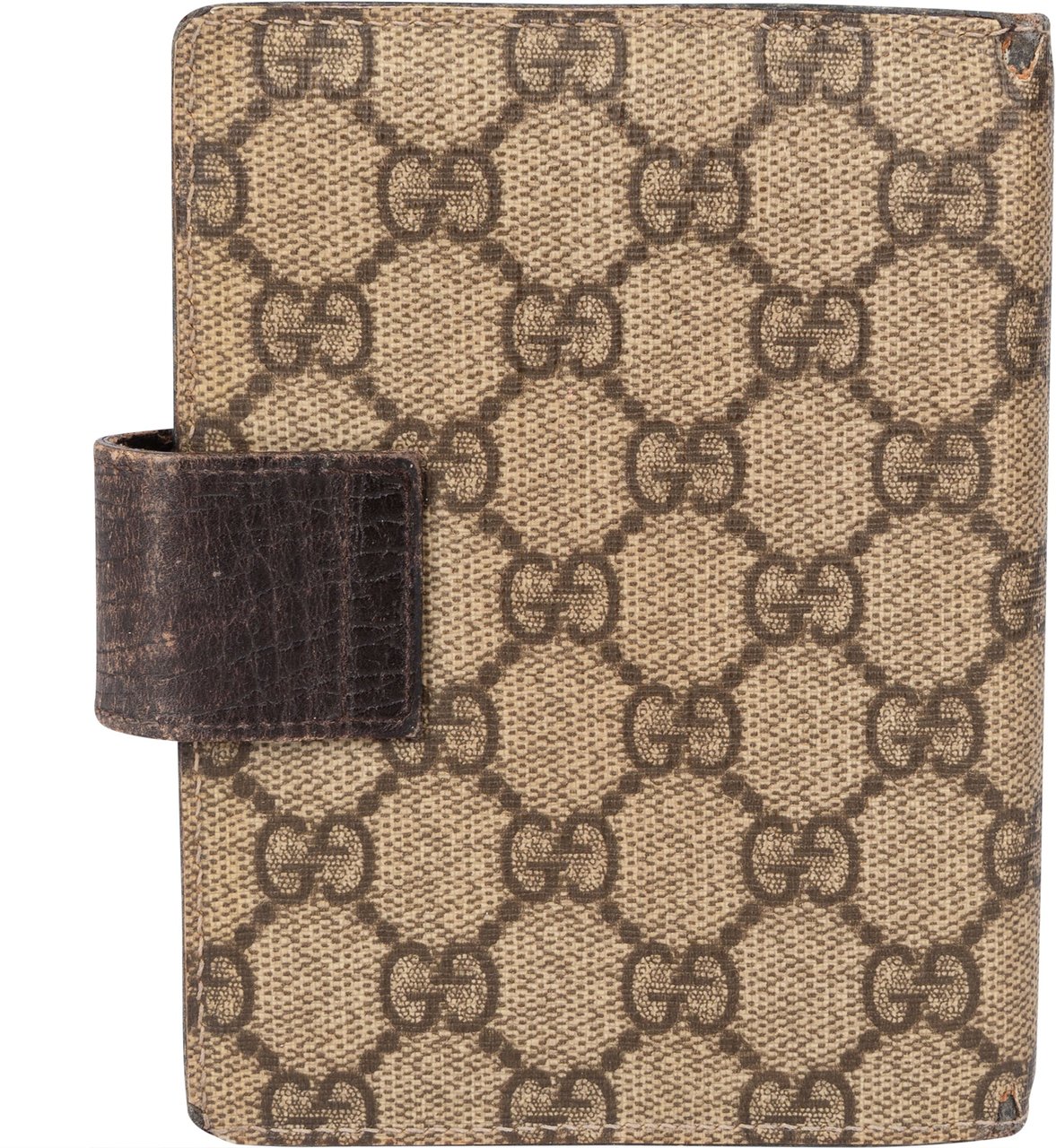 Gucci Gucci Monogram GG Supreme Canvas Agenda Cover Beige